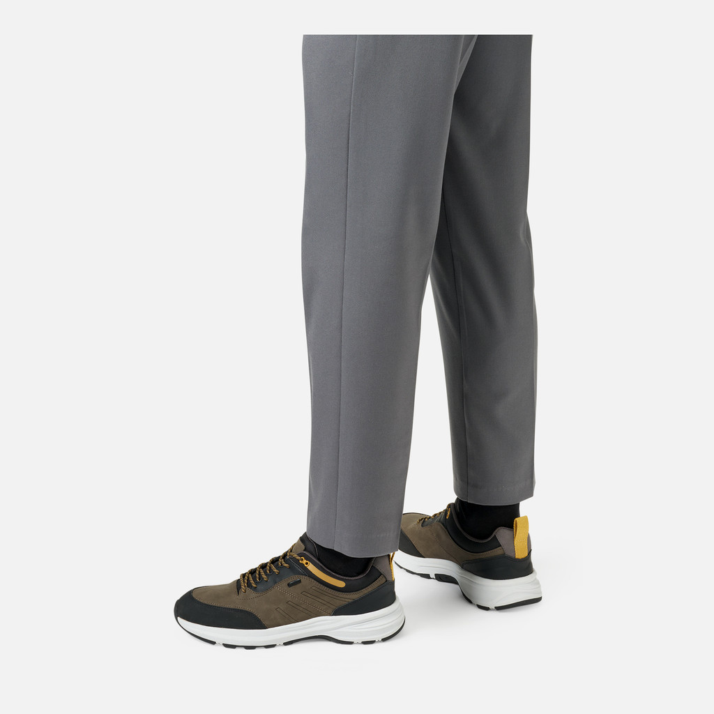 Waterproof trainers SENALES ABX MAN Military/Black - image number 2 | GEOX