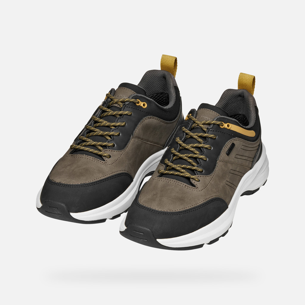 Waterproof trainers SENALES ABX MAN Military/Black - image number 8 | GEOX
