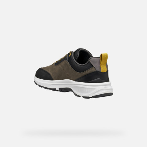 Waterproof trainers SENALES ABX MAN Military/Black - image number 3 | GEOX