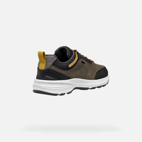 Waterproof trainers SENALES ABX MAN Military/Black - image number 4 | GEOX