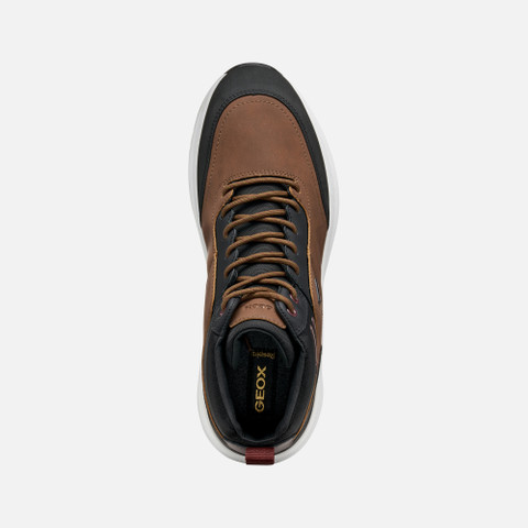 Waterproof shoes SENALES ABX MAN Brown Cotto/Black - image number 5 | GEOX