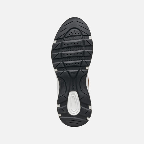 Waterproof shoes SENALES ABX MAN Brown Cotto/Black - image number 6 | GEOX