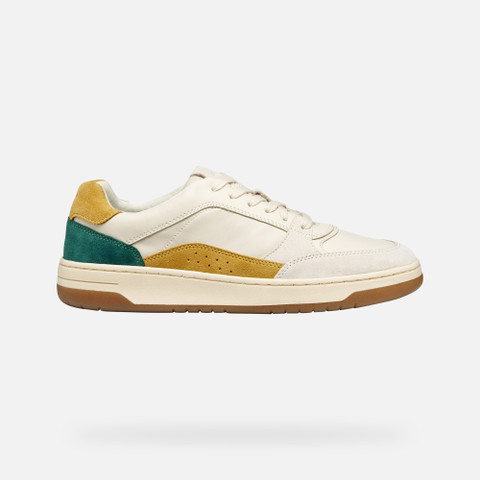 Low top sneakers SEDRAL COURT MAN Papyrus/Light sand - image number 1 | GEOX