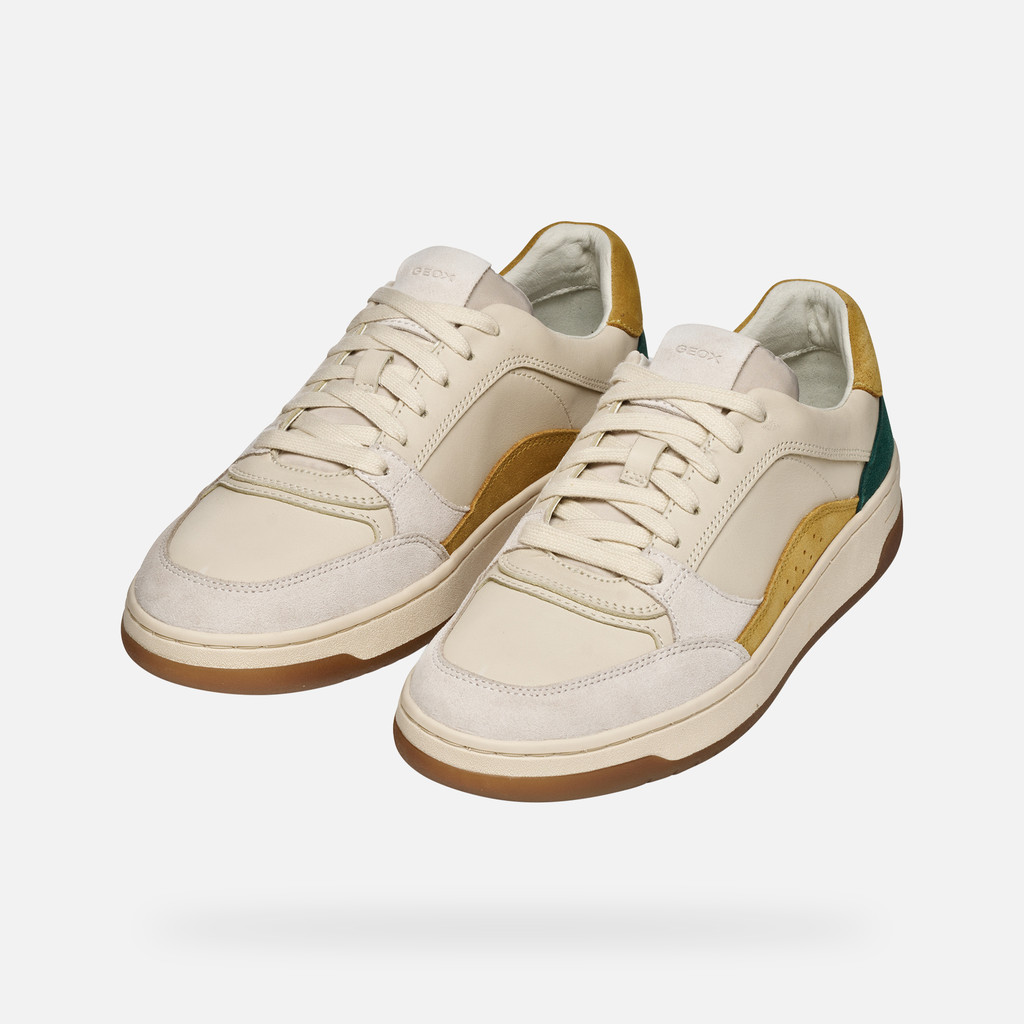 Low top sneakers SEDRAL COURT MAN Papyrus/Light sand - image number 8 | GEOX