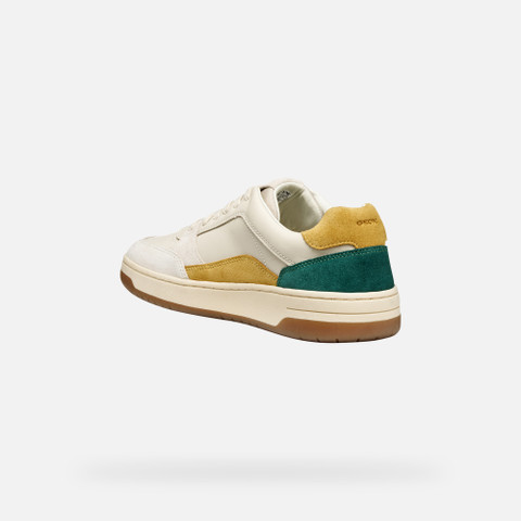 Low top sneakers SEDRAL COURT MAN Papyrus/Light sand - image number 3 | GEOX