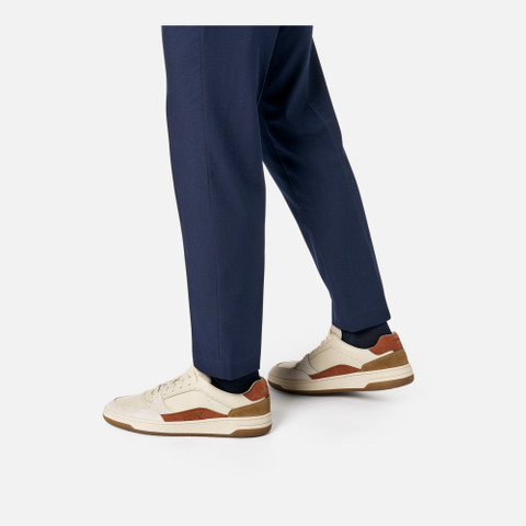 Sapatilhas baixas SEDRAL COURT HOMEM Bege médio - image number 2 | GEOX