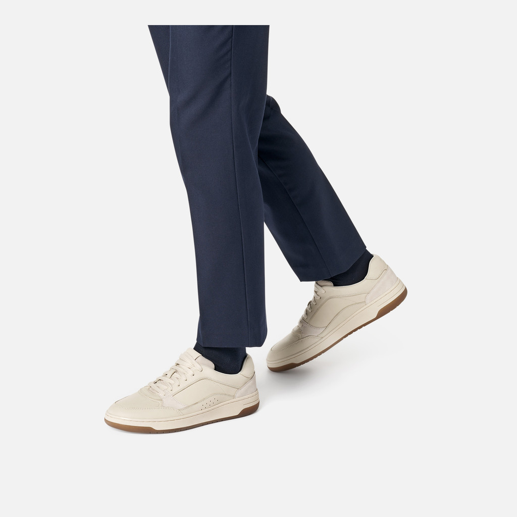 Geox® SEDRAL COURT MAN: Papyrus/Beige Low top sneakers | Geox ®