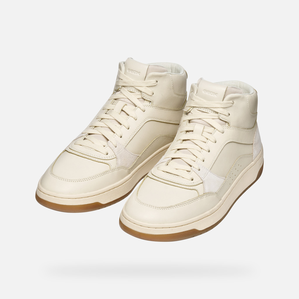 High top sneakers SEDRAL COURT MAN Papyrus/Beige - image number 8 | GEOX