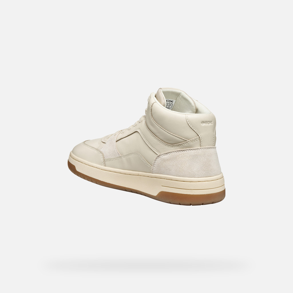 High top sneakers SEDRAL COURT MAN Papyrus/Beige - image number 3 | GEOX
