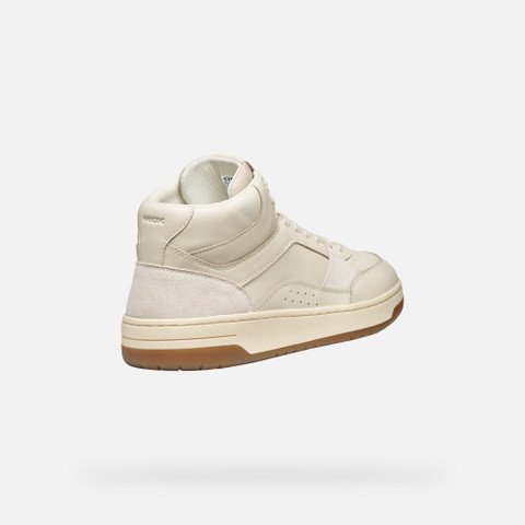 High top sneakers SEDRAL COURT MAN Papyrus/Beige - image number 4 | GEOX