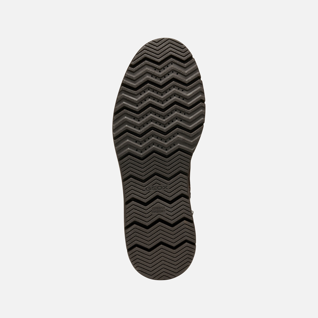 Ankle boots with laces POVE MAN Dark Brown - image number 6 | GEOX