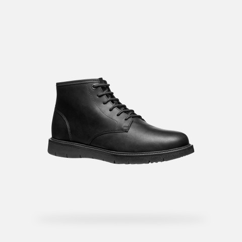 Ankle boots with laces POVE MAN Black - image number 2 | GEOX