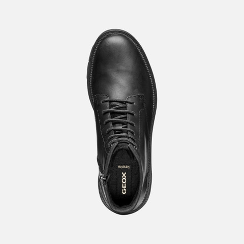 Ankle boots with laces POVE MAN Black - image number 5 | GEOX