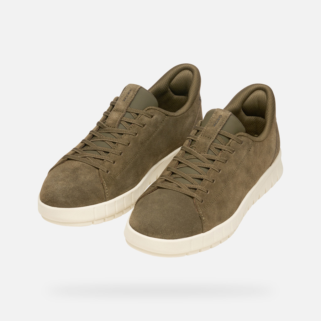 Slip in sneakers FLEXTRIDE PLUS MAN Military - image number 7 | GEOX