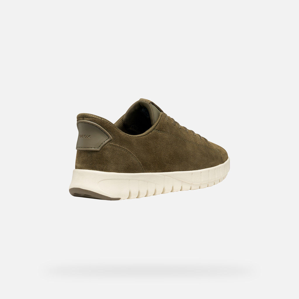 Low top sneakers FLEXTRIDE PLUS MAN Military - image number 4 | GEOX