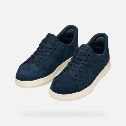 Slip in sneakers FLEXTRIDE PLUS MAN Navy - image number 9 | GEOX