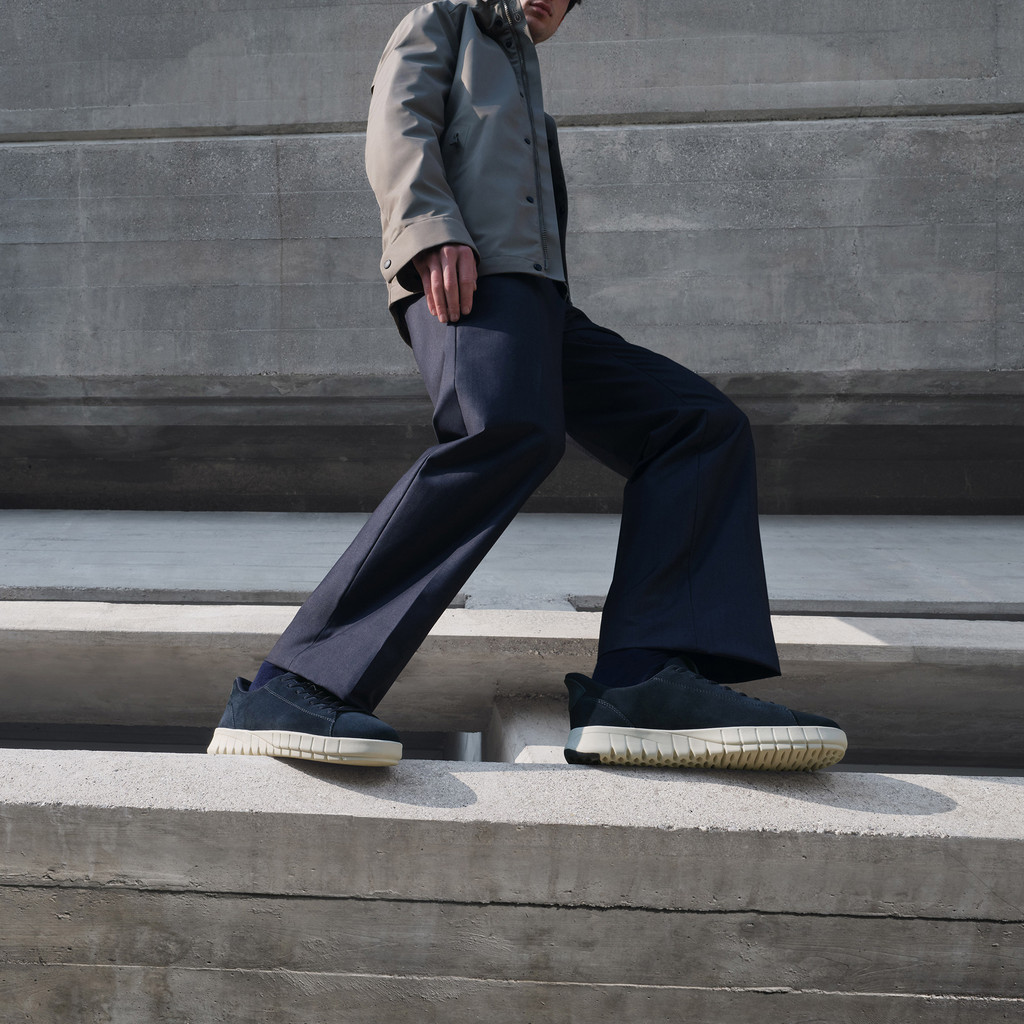 Low top sneakers FLEXTRIDE PLUS MAN Navy - image number 7 | GEOX