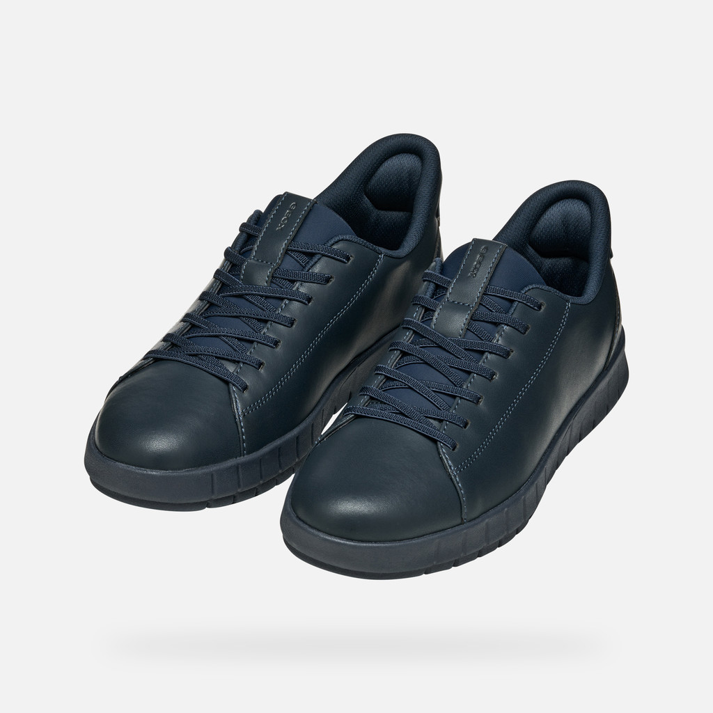Low top sneakers FLEXTRIDE PLUS MAN Navy - image number 7 | GEOX