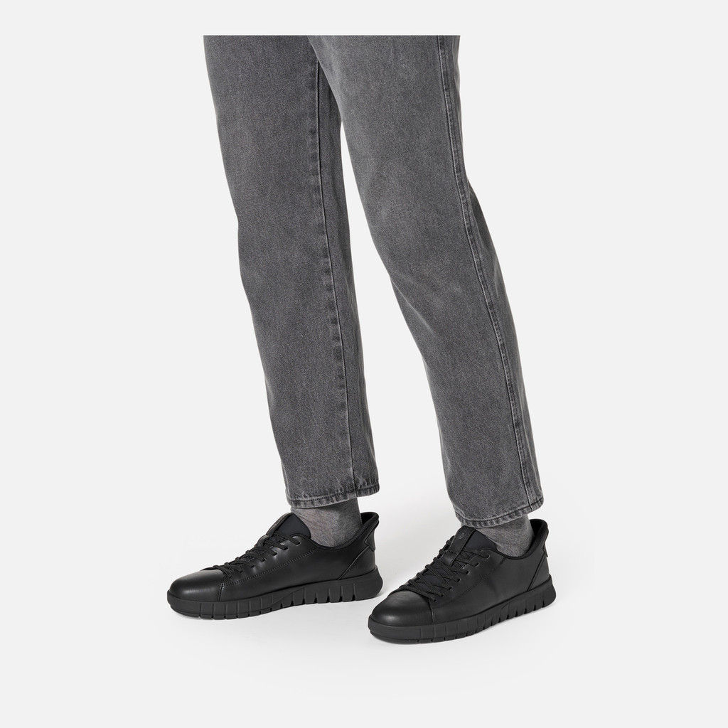 Slip in sneakers FLEXTRIDE PLUS MAN Black - image number 2 | GEOX