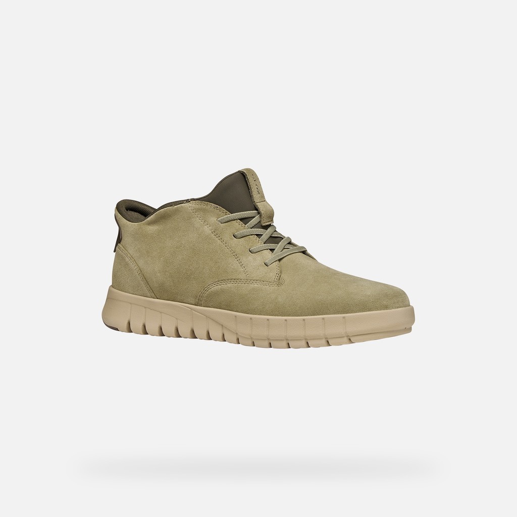 Chaussures slip in FLEXTRIDE PLUS HOMME Vert sauge - image number 3 | GEOX