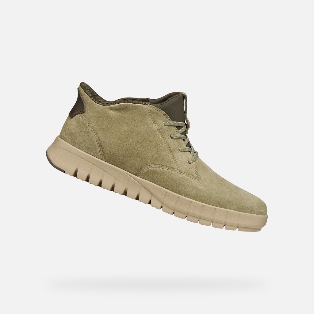 Chaussures slip in FLEXTRIDE PLUS HOMME Vert sauge - image number 0 | GEOX