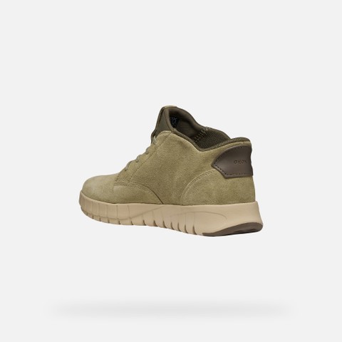 Chaussures slip in FLEXTRIDE PLUS HOMME Vert sauge - image number 4 | GEOX