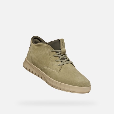 Chaussures slip in FLEXTRIDE PLUS HOMME Vert sauge - image number 5 | GEOX