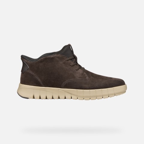 Slip-on shoes FLEXTRIDE PLUS MAN Chocolate - image number 2 | GEOX