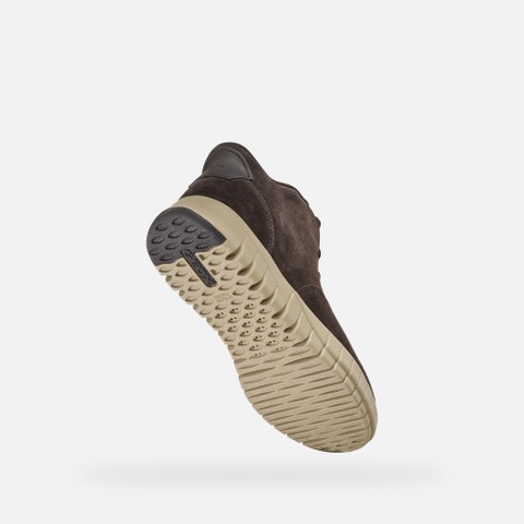 Slip-on shoes FLEXTRIDE PLUS MAN Chocolate - image number 8 | GEOX