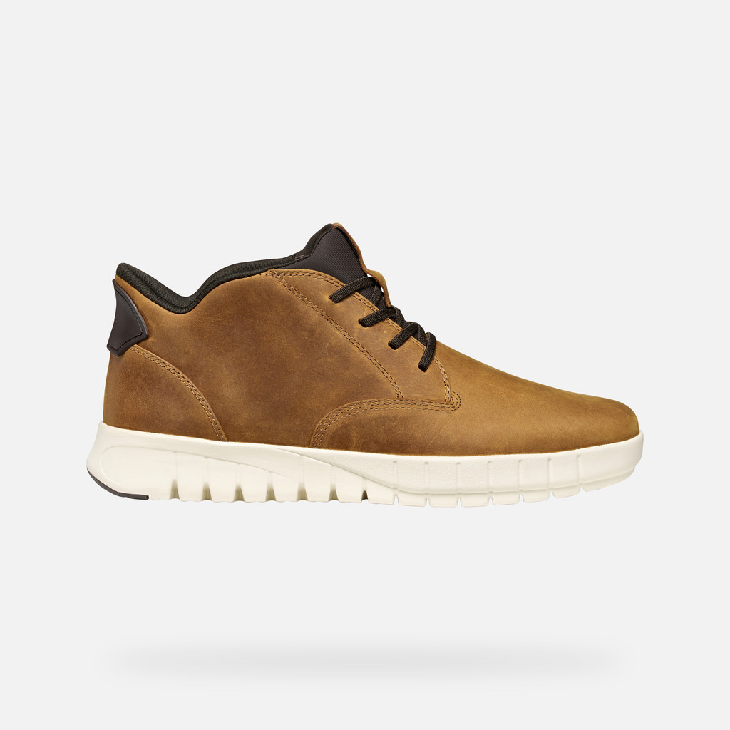Mid calf boots FLEXTRIDE PLUS MAN Light Brown - image number 1 | GEOX