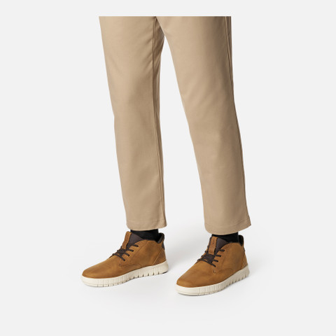 Slip in ankle boots FLEXTRIDE PLUS MAN Light Brown - image number 2 | GEOX