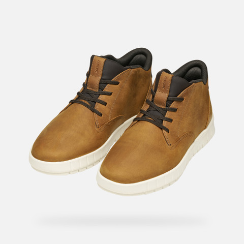 Slip in ankle boots FLEXTRIDE PLUS MAN Light Brown - image number 8 | GEOX