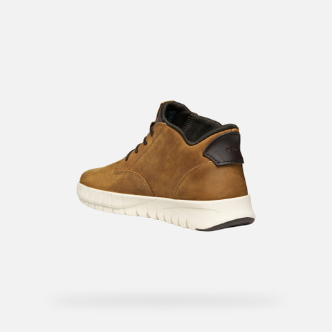 Mid calf boots FLEXTRIDE PLUS MAN Light Brown - image number 3 | GEOX