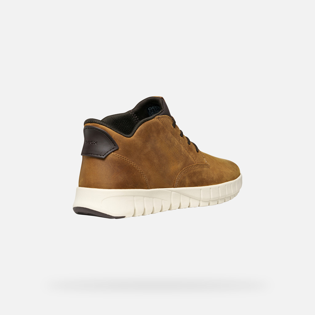 Mid calf boots FLEXTRIDE PLUS MAN Light Brown - image number 4 | GEOX