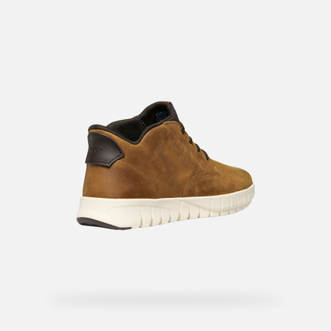 Mid calf boots FLEXTRIDE PLUS MAN Light Brown - image number 4 | GEOX