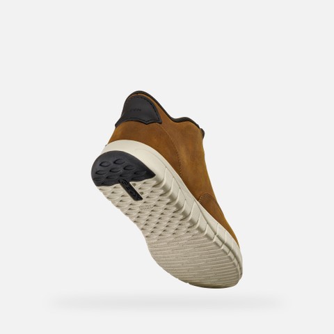 Slip-on shoes FLEXTRIDE PLUS MAN Light Brown - image number 1 | GEOX