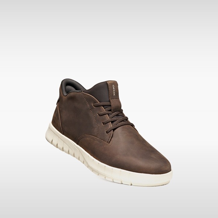 Slip-on shoes FLEXTRIDE PLUS MAN Coffee | GEOX