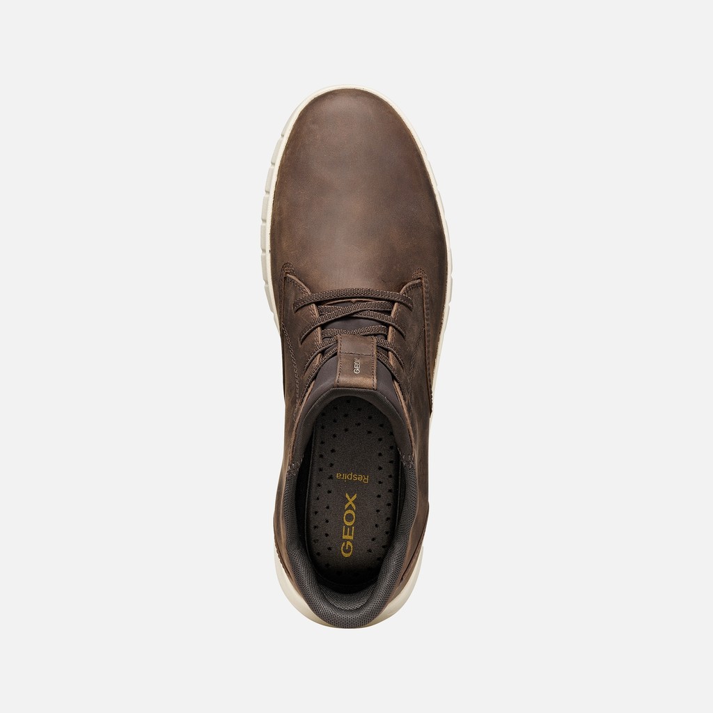 Slip-on shoes FLEXTRIDE PLUS MAN Coffee - image number 5 | GEOX