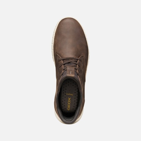 Slip-on shoes FLEXTRIDE PLUS MAN Coffee - image number 5 | GEOX