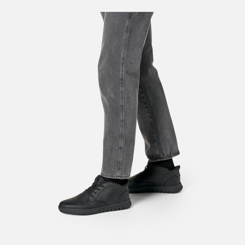 Stivaletti slip in FLEXTRIDE PLUS UOMO Nero - image number 2 | GEOX