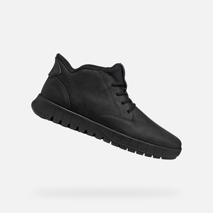 Mid calf boots FLEXTRIDE PLUS MAN Black | GEOX
