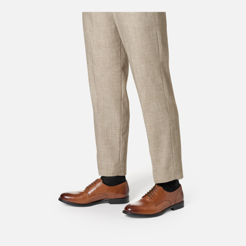 Leather shoes BARBERIGO MAN Cognac - image number 2 | GEOX