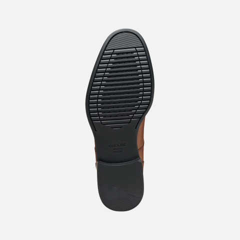 Leather shoes BARBERIGO MAN Cognac - image number 6 | GEOX