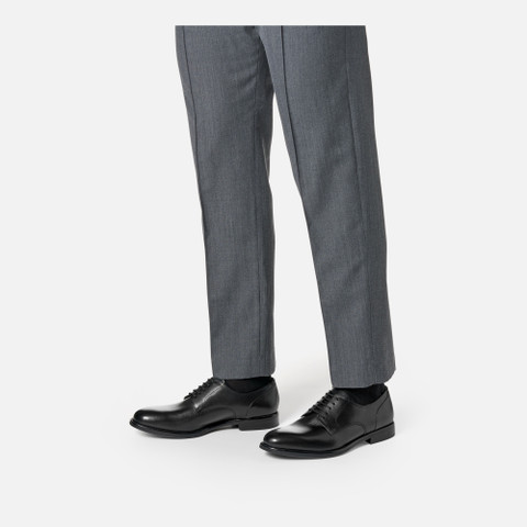 Scarpe in pelle BARBERIGO UOMO Nero - image number 2 | GEOX