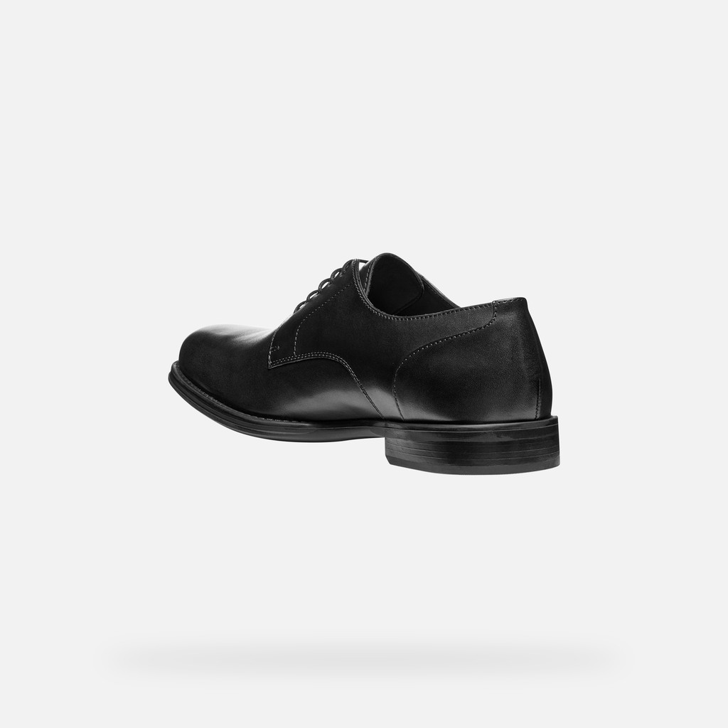 Leather shoes BARBERIGO MAN Black - image number 3 | GEOX