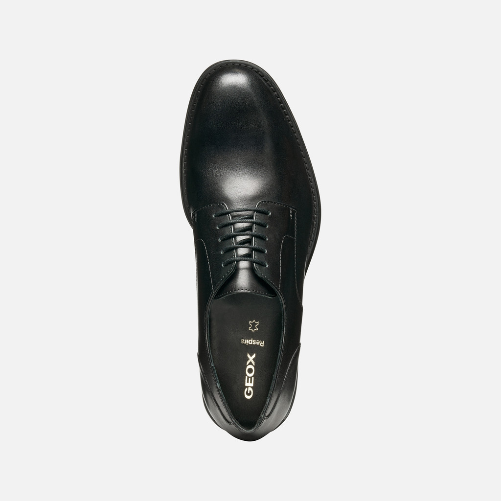 Leather shoes BARBERIGO MAN Black - image number 5 | GEOX