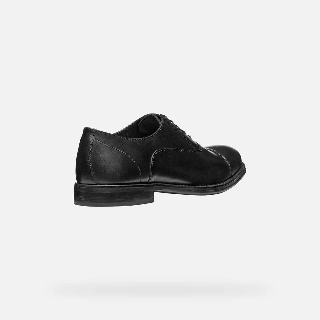 Leather shoes BARBERIGO MAN Black - image number 4 | GEOX