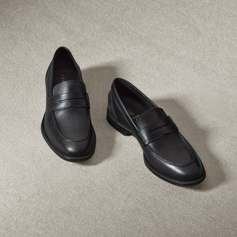 Leather loafers BARBERIGO MAN Black - image number 7 | GEOX