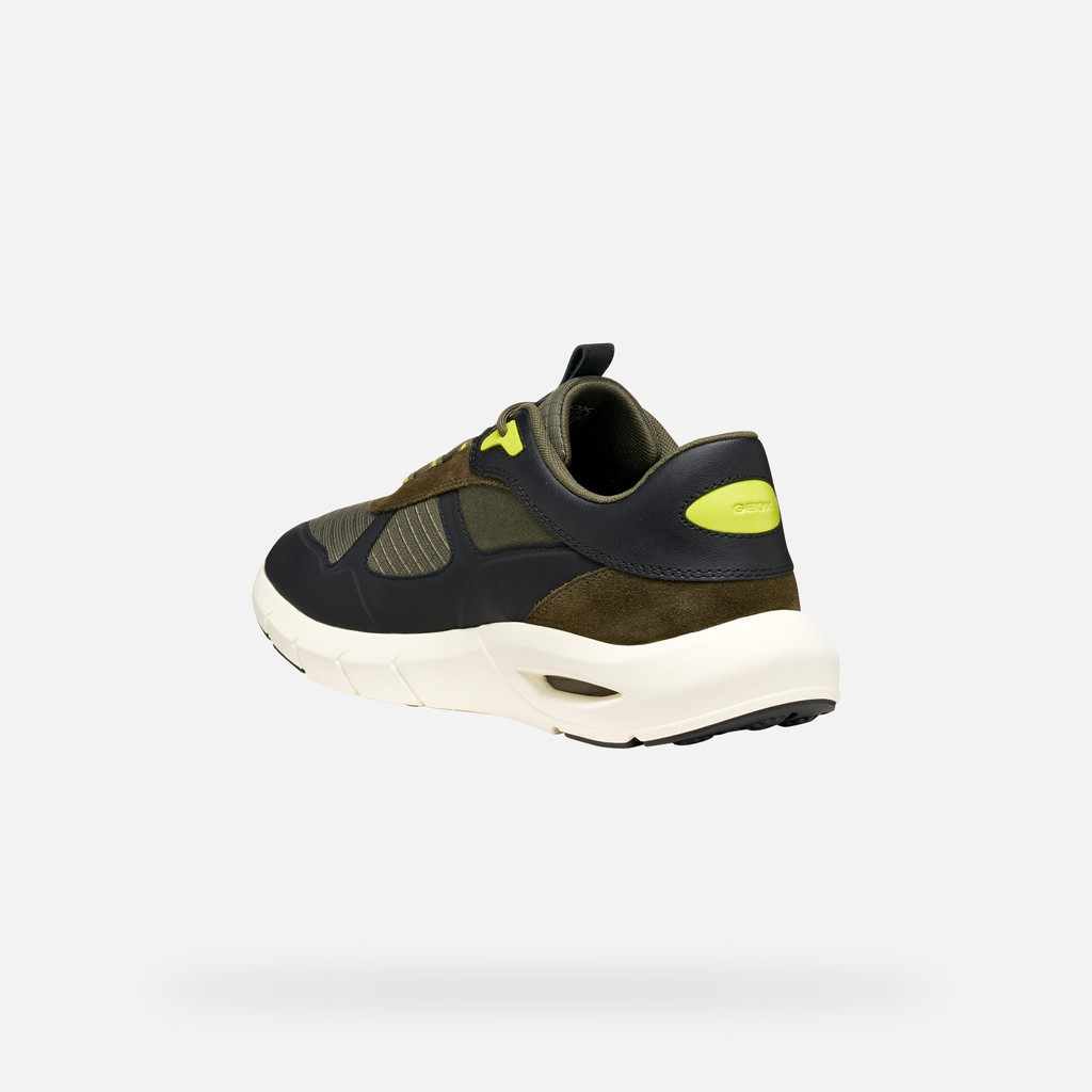 Low top sneakers SPHERICA ECUB-5 MAN Military/Black - image number 3 | GEOX