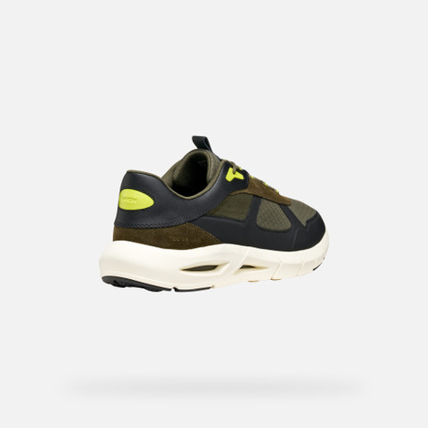 Low top sneakers SPHERICA ECUB-5 MAN Military/Black - image number 4 | GEOX